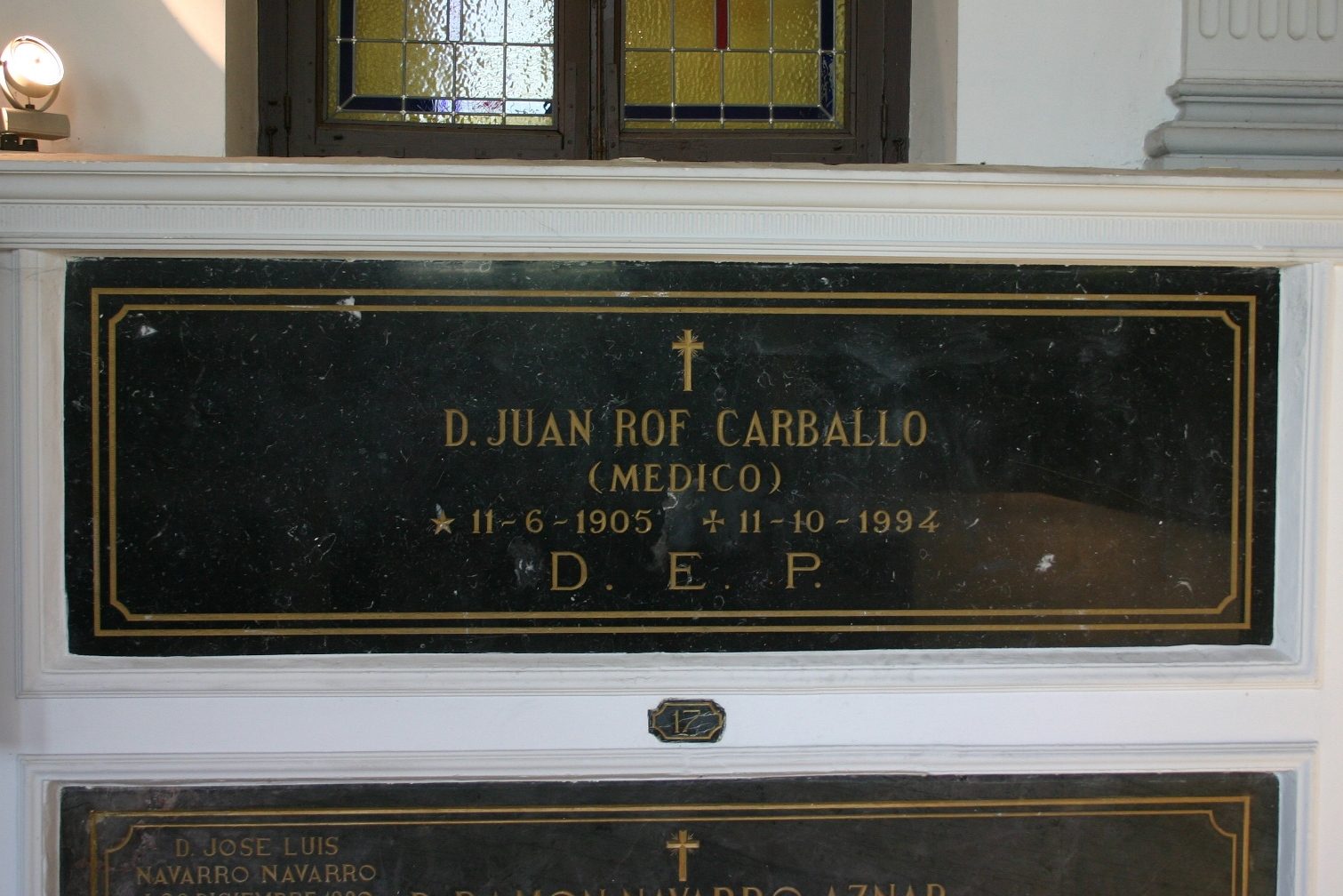 Juan Rof Carballo's tomb, Madrid - 03.JPG